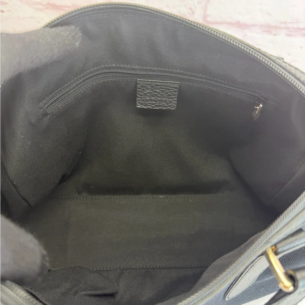 Gucci Black Canvas Top Handle Boston Bag - Picture 9 of 13